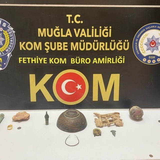 Muğla'da tarihi eser kaçakçılığı operasyonunda 1 tutuklama
