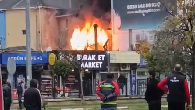 Bursa'da pide imalathanesinde yangın paniği