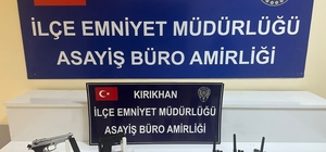 Kırıkhan’da asayiş operasyonu; 2 gözaltı