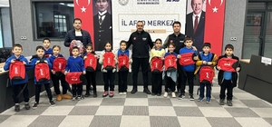 İlkokul öğrencilerine afet eğitimi verildi