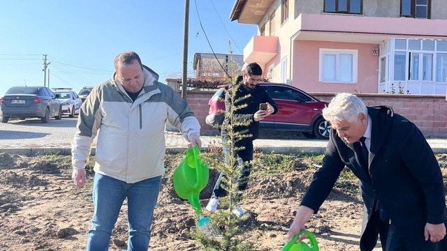 Şuhut İlçe Emniyet Müdürlüğü Hatıra Ormanı oluşturuldu