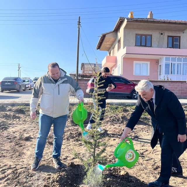 Şuhut İlçe Emniyet Müdürlüğü Hatıra Ormanı oluşturuldu