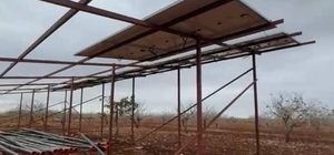 Şanlıurfa’da hırsızlar sisli havada güneş enerjisi panellerine dadandı