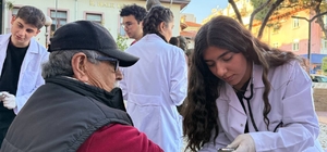 Aydın'da tıp fakültesi öğrencilerinden ücretsiz sağlık taraması