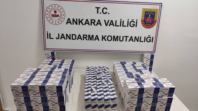 Başkentte 8 bin 100 sahte etiketli gıda takviyesi ile 5 ton etil alkol ele geçirildi