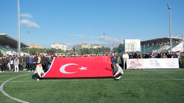 Kırklareli'nde şehit Eren Bülbül anısına futbol turnuvası düzenlendi