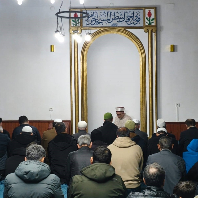 Köyceğiz Merkez Hacıbey Camii'nde Sabah Namazı buluşması gerçekleştirildi