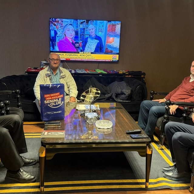 Saadet Partisi Sinop İl Başkanı Üçüncüoğlu'ndan OSB Başkanı Çakan'a ziyaret