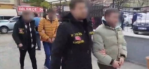 Kilitli motosikleti çalan 2 şüpheli yakalandı