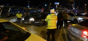 Malatya'da zincirleme kaza: 2 yaralı