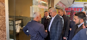 AK Parti Diyarbakır İl Başkanı Ömer İler, esnaf ve vatandaşları ziyaret etti 