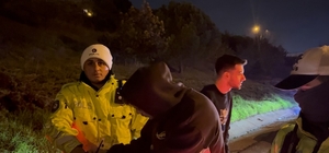 Sürücü değişikliği polisin gözünden kaçmadı