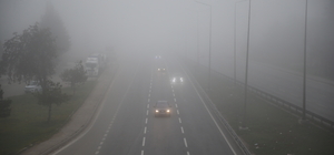 Eskişehir'de sis etkili oldu