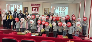 Çocuklara 112 farkındalığı  gezisi