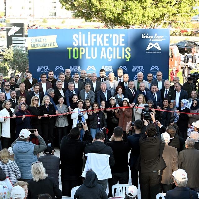 Silifke'de 3 projenin toplu açılışı yapıldı