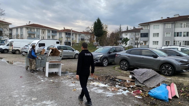 Düzce'de çevreyi kirletene ceza ve temizlik