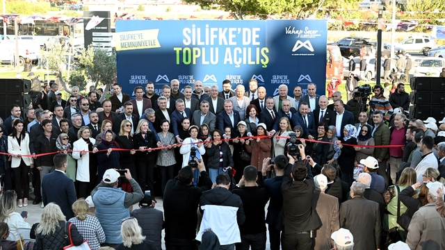 Silifke'de 3 projenin toplu açılışı yapıldı