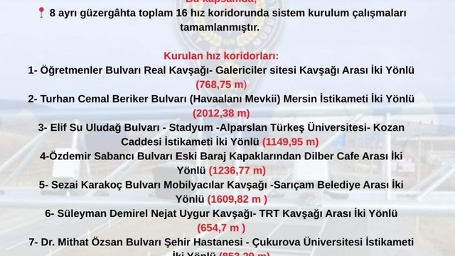 EDS'li hız kontrolü yarın başlıyor