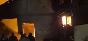 Kahramanmaraş'ta ahır ve garajda çıkan yangın söndürüldü