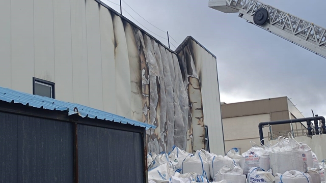 Bolu'da fabrika yangını büyümeden söndürüldü