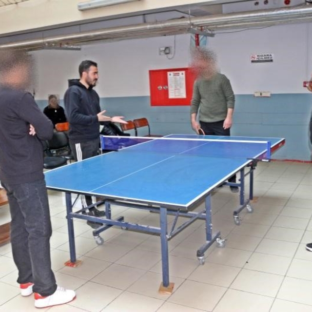 Patnos Açık Ceza İnfaz Kurumu'nda masa tenisi turnuvası düzenlendi