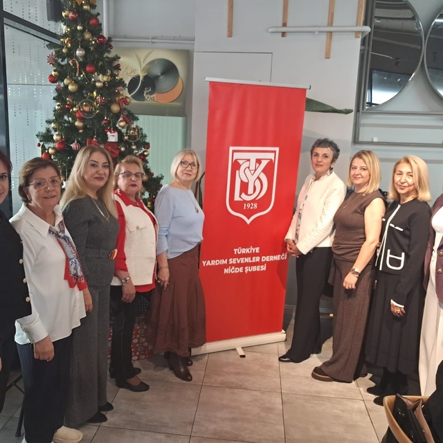 TYSD Niğde Şubesi bağışçılarıyla buluştu