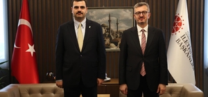 AK Parti Genel Sekreteri İnan'dan Cumhurbaşkanlığı İletişim Başkanı Duran'a ziyaret 