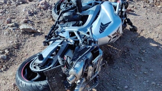 Manisa'da devrilen motosikletin sürücüsü öldü