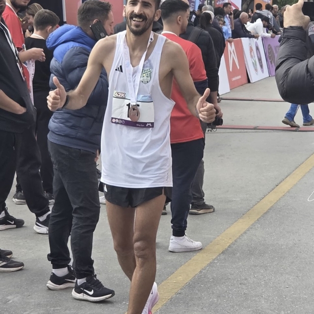 Bingöllü milli atlet maratonda birinci oldu