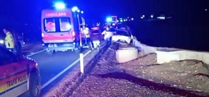 Diyarbakır’da 2 otomobil kafa kafaya çarpıştı: 4 yaralı