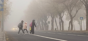 Diyarbakır'da sis görüş mesafesini düşürdü
