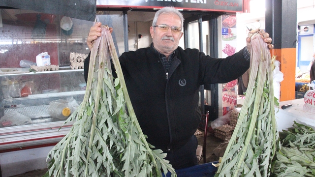 Karaciğer dostu enginar pazarda yoğun ilgi görüyor