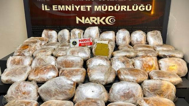Otomobildeki 56 kilo 750 gram esrarı 'Hector' buldu: 3 tutuklama