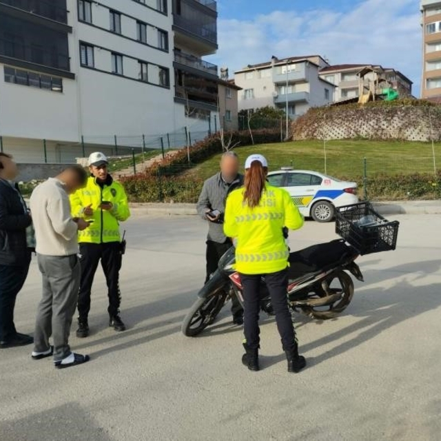 Bilecik'te trafik güvenliği için motosiklet ve ATV denetimi