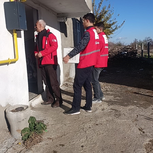 Lise öğrencilerinden anlamlı destek