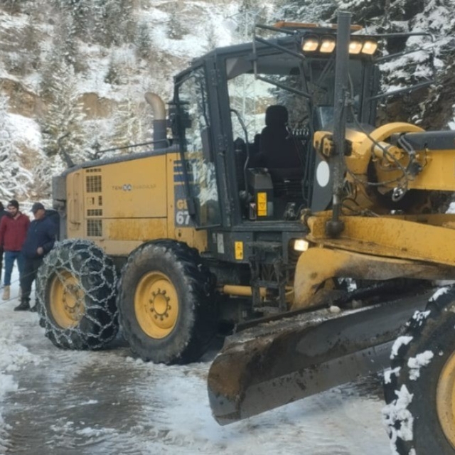 Trabzon'da belediye ekiplerinin kış mesaisi başladı