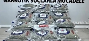 Kayseri’de 104 kilo uyuşturucu ele geçirildi