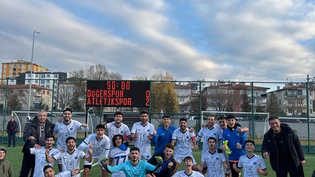 Kayseri Atletikspor zirve yarışında hata yapmadı
Kayseri Atletikspor: 2- Döğerspor: 0