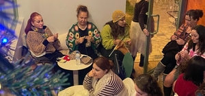 Bursa’da kadınlar örgü için yarıştı