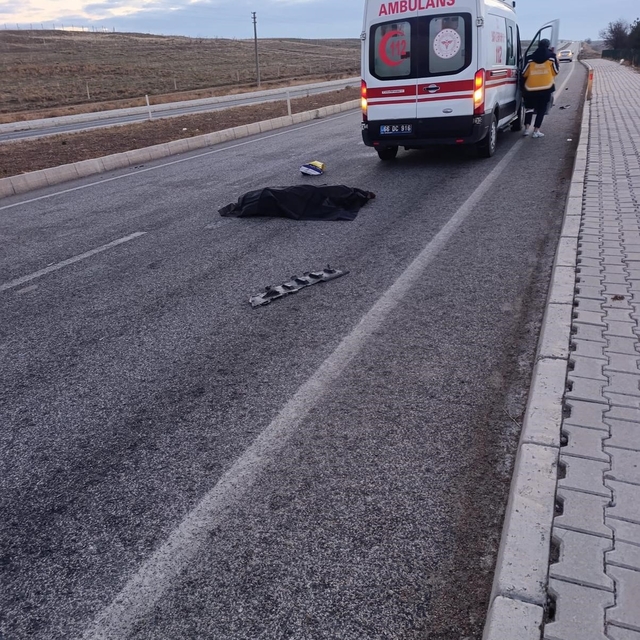 Yozgat'ta otomobilin çarptığı yaya, hayatını kaybetti