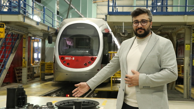 Yerli tramvay parçalarıyla ekonomiye 180 milyon TL katkı