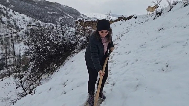 Erzincan'ın yüksek kesimleri beyaza büründü