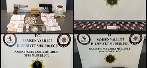 Samsun'da uyuşturucu operasyonunda 7 zanlı yakalandı