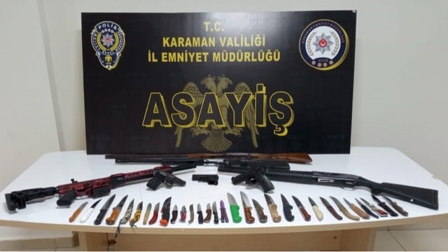 Karaman'da aranan 10 kişi tutuklandı