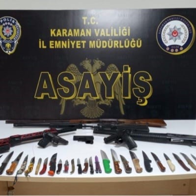 Karaman'da aranan 10 kişi tutuklandı