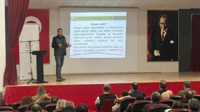 Eskişehir'de öğretmenlere orman yangınlarına karşı farkındalık eğitimi verildi