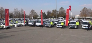 Gaziantep'te emniyet ve jandarmaya 210 yeni araç teslim edildi