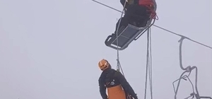 Uludağ’da gerçeğini aratmayan ‘kurtarma’ tatbikatı