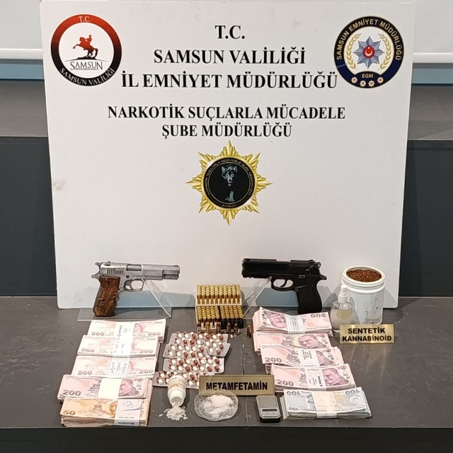 Samsun'da uyuşturucu ticaretine darbe: 7 şüpheli yakalandı