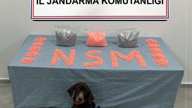 Jandarma KOM'un başarılı operasyonunda 28 bin adet uyuşturucu hap ele geçirildi